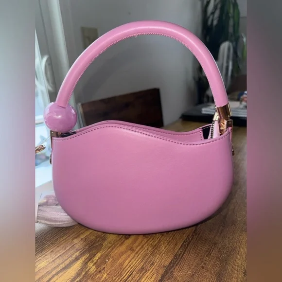 NEW Melie Bianco Purple Small Vegan Leather Recycled Crossbody Bag Purse - Picture 2 of 6